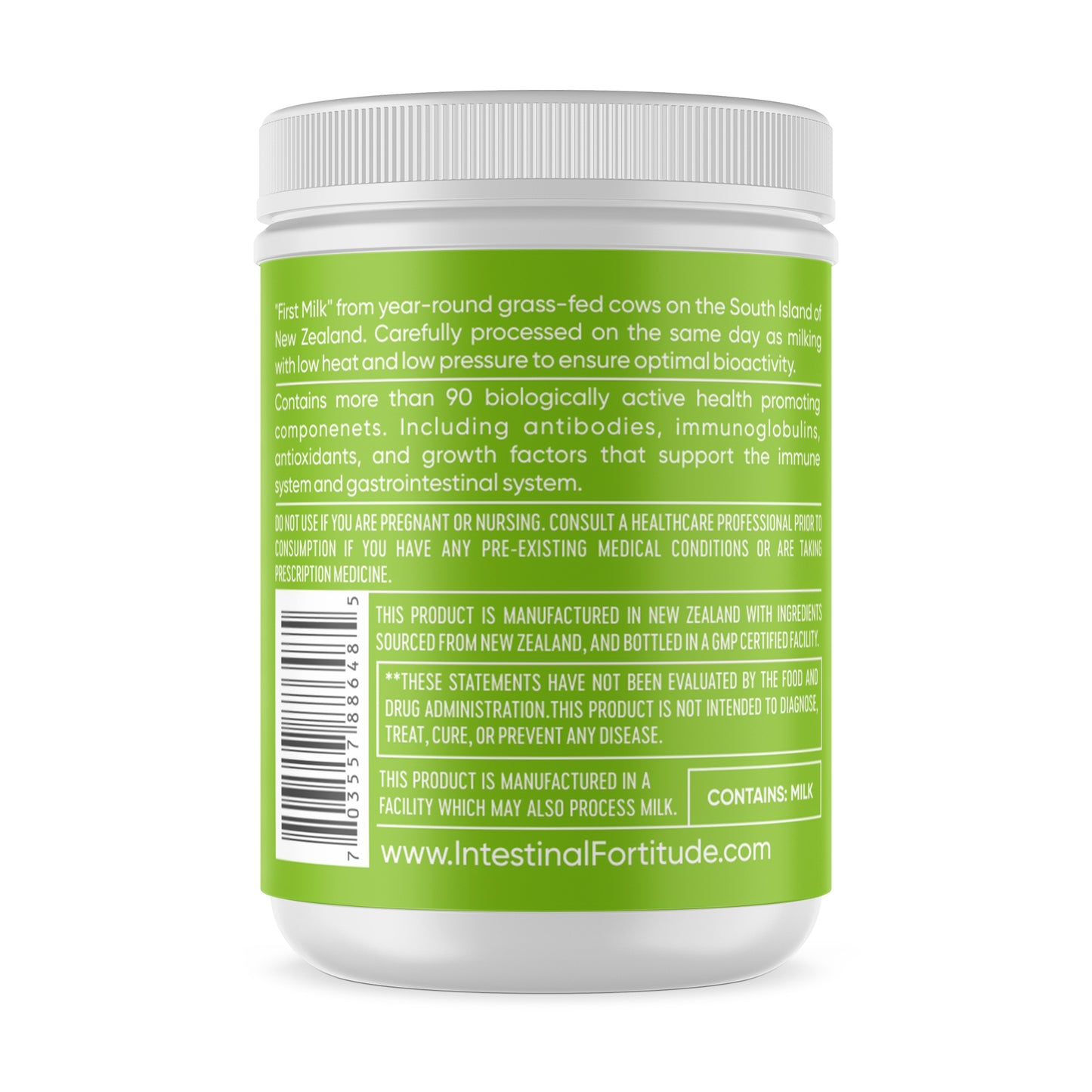 Grassfed New Zealand Colostrum Powder